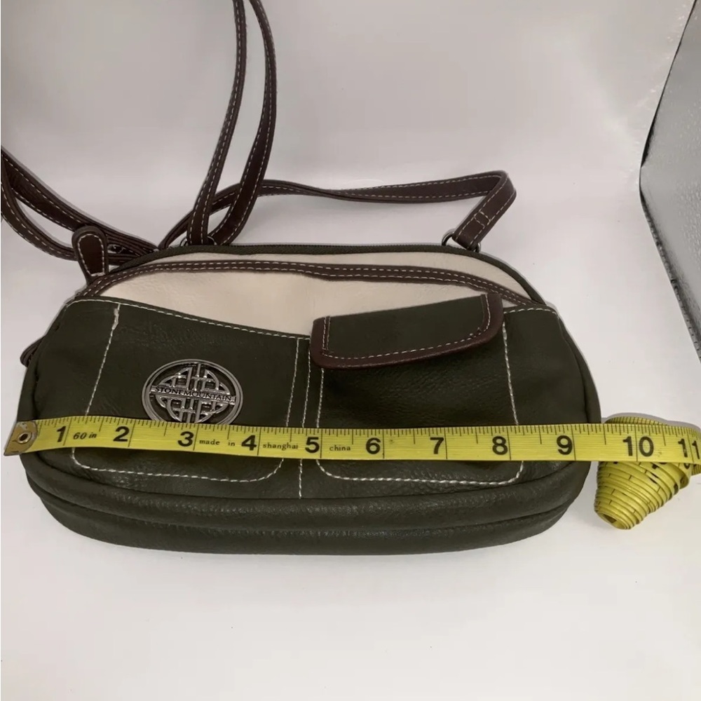 Stone Mountain USA Crossbody Purse Olive/Brown/Bone - Picture 11 of 14